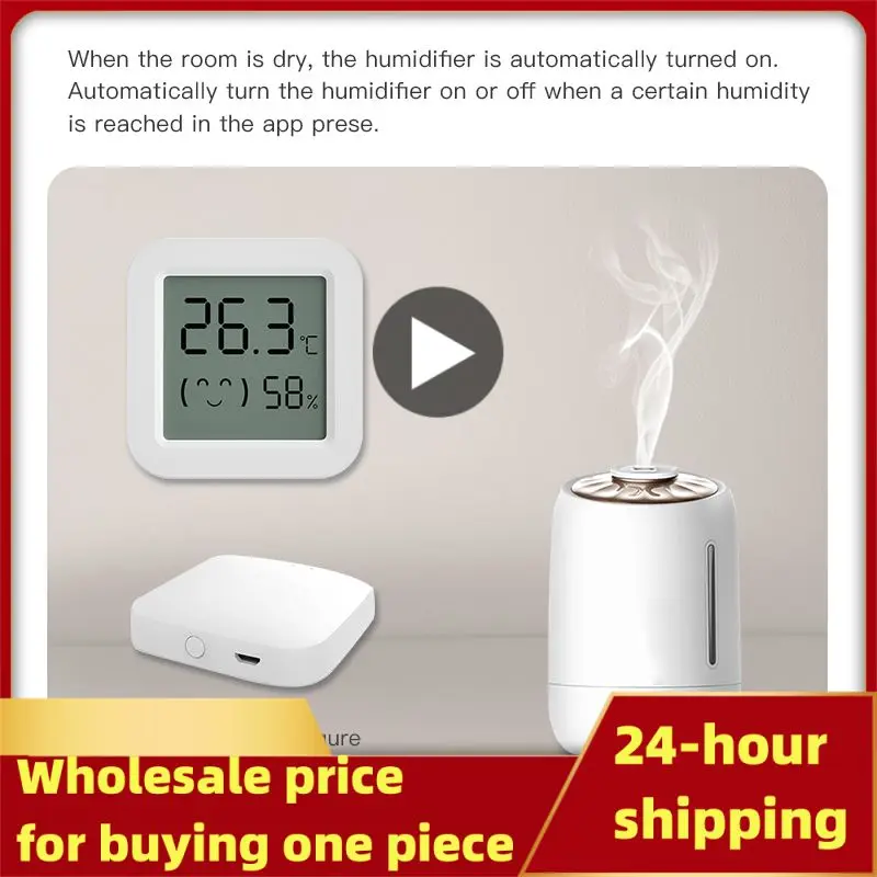 

Датчик температуры и влажности Tuya, мини-термометр с ЖК-дисплеем и гигрометром, с дистанционным управлением через приложение