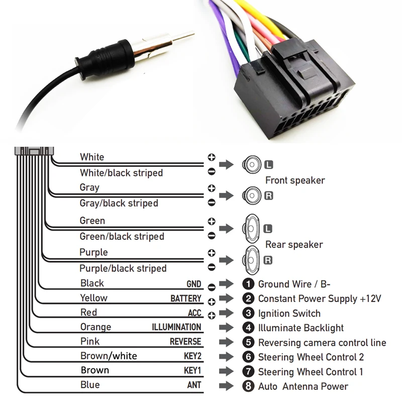 Adattatori Altoparlanti Auto Per Honda Civic - 2 Coppie Con Connettori Cablaggio Per Speaker 6.5'' - Foto 2