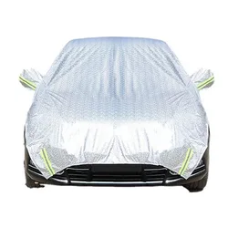 All - Weather Waterproof Car Cover - Rain, Snow & UV Protection (Silver)