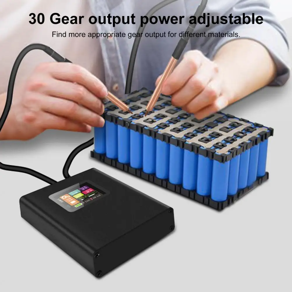

1 Set Convenient Handheld Welder User-friendly Spot Welder 30 Gears Adjustable Handheld Spot Welder Gadget Kit Welding