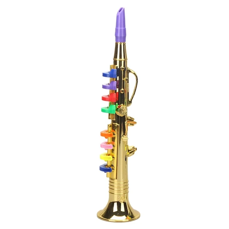 Classical Clarinet Trumpet Saxophone Imitation Musical Instrument Toys Boys Girl Early Education Learning Tool for Kids Children