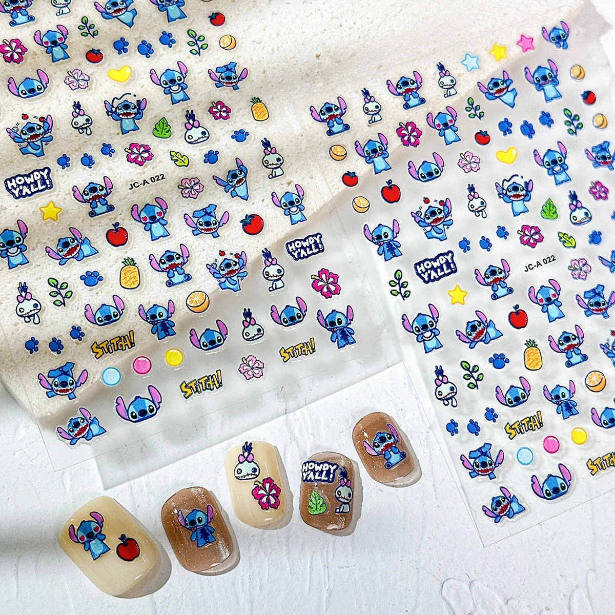 DIY 5D Decorative Stitch Stickers for Nails and Accessories