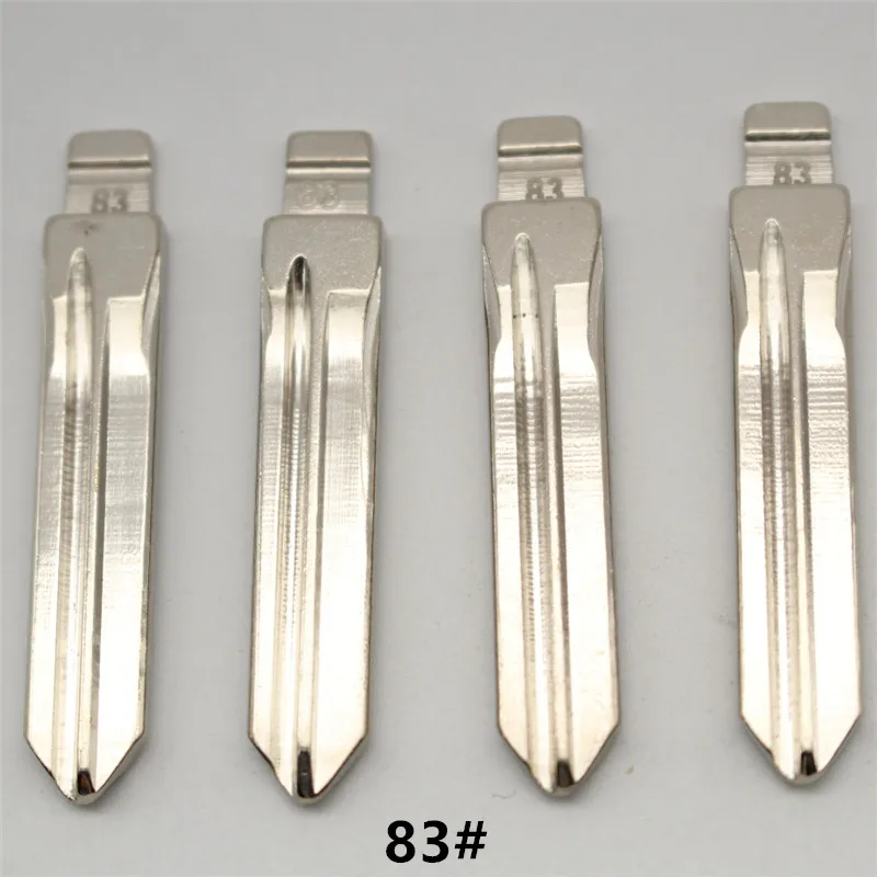 

FLYBETTTER OEM 50 шт. 83 # металлический необработанный флип KD полотно дистанционного ключа для Citroen Средний слот