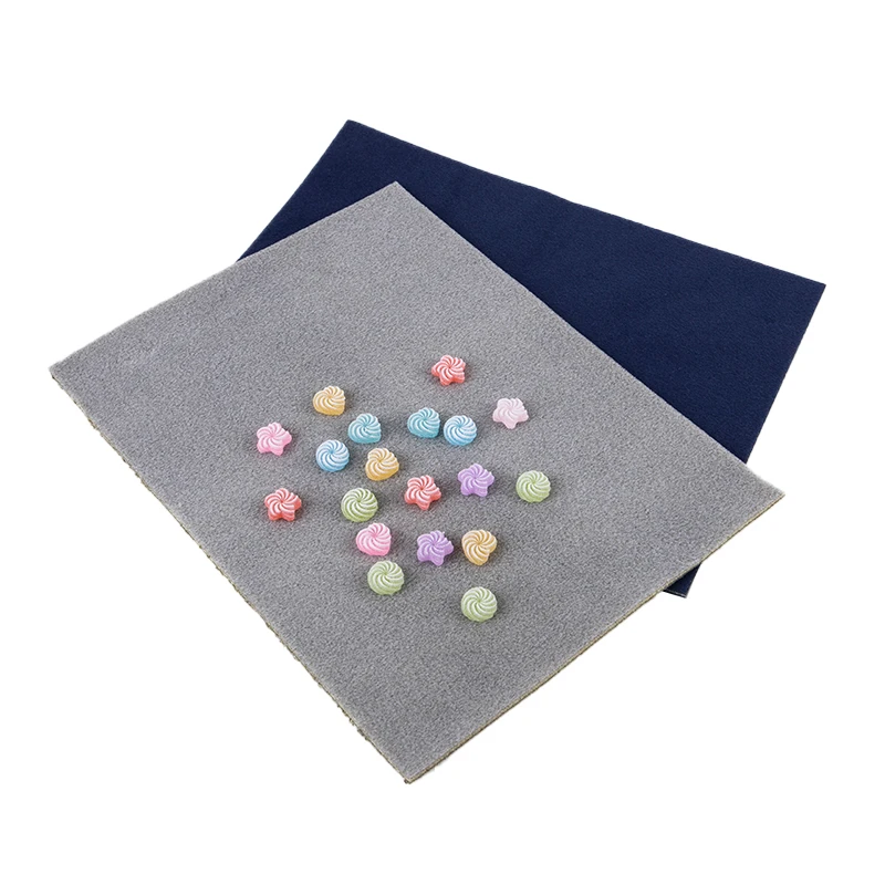 1Pcs 30x23cm Beads Handamde Mats Jewelry Beading Tools Non-slip Flocking Polyester Mesh Mat for DIY Making Jewelry Findings