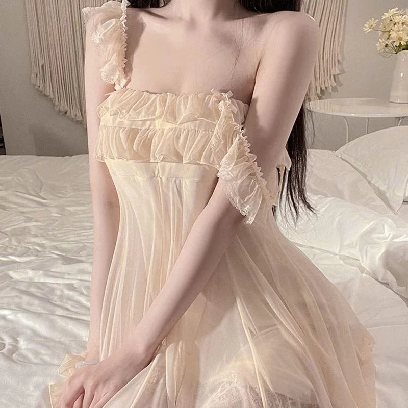 ショット ワンピースパジャマ セクシー ノースリーブ レース ショット ワンピースパジャマ セクシー ノースリーブ レース