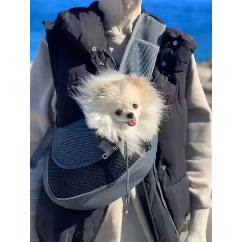 1P Hondentas Huisdier Puppy Carrier S/L Outdoor Reizen Hond Schoudertas Mesh Oxford Sling Handtas Tote Pouch Yorkie Chihuahua