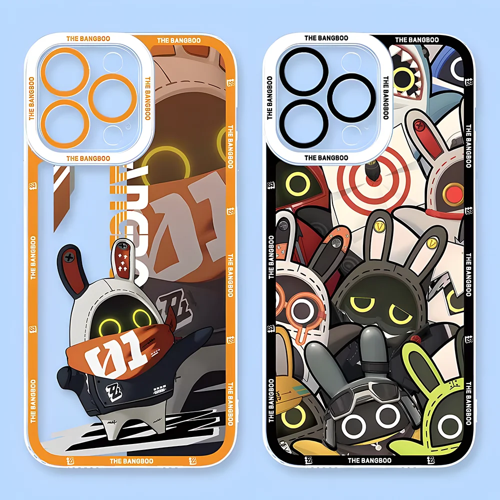 Zenless Zone Zero Bangboo Transparent Soft Back Phone Case