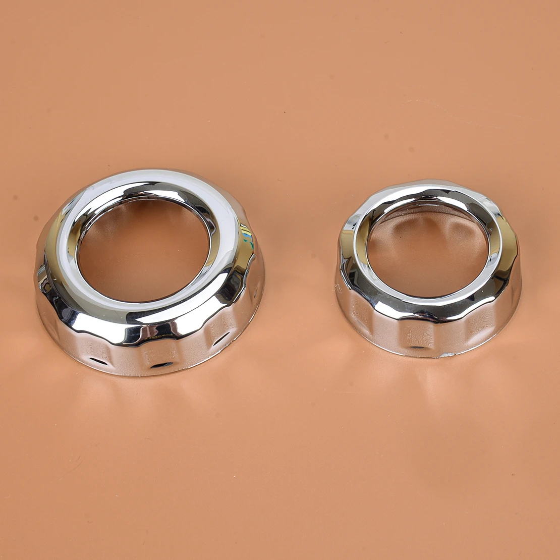 2Pcs Silver Car Four-Wheel Drive & Trailer Switch Knob Ring Cover Abs Plastic Trim Fit For Ford F150 2021 2022