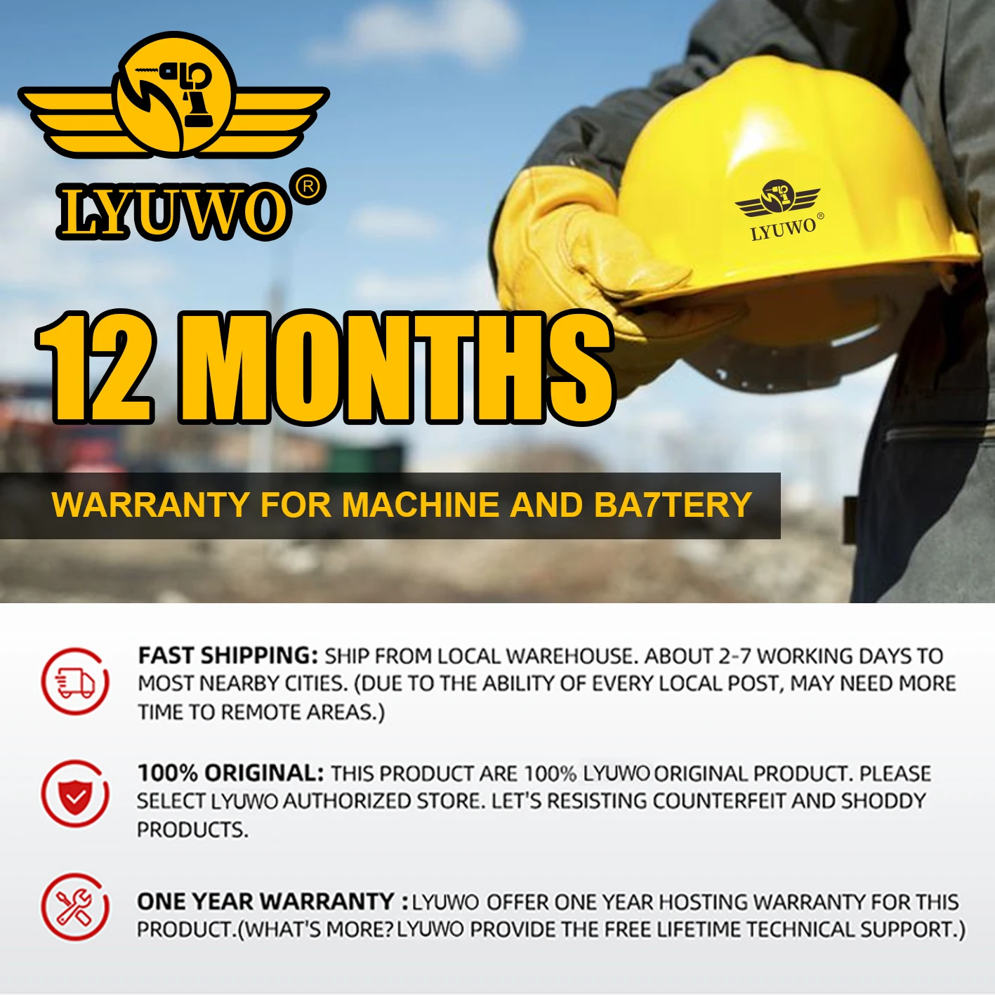 LYUWO 140MM Electric Circular Saw Rechargeable Household Hand Saw Multifunctional Cutting Machine Compatible With Makita Battery 6