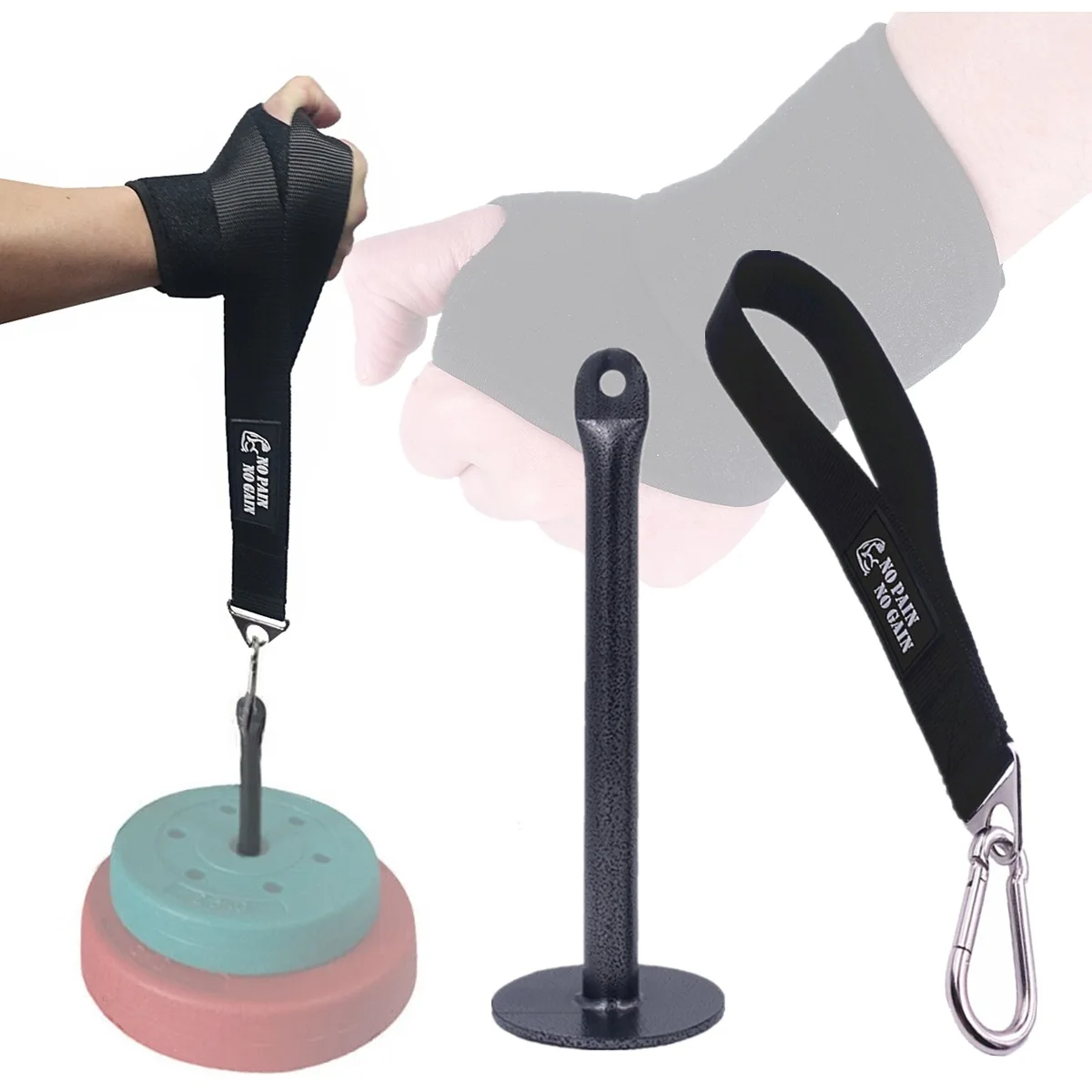 미끄럼 방지 체육관 팔 레슬링 운동 핸들, 홈 피트니스, 손목 팔뚝 블래스터, 손가락 팔 근력 트레이너 핸드 그립, 1PC 