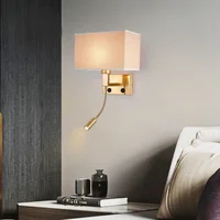 Applique Murale Moderne en Tissu, Luminaire Décoratif d'Nik, Idéal pour une Chambre à Coucher, un Hôtel ou une Lecture 2