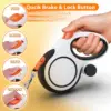 5m 8m 50kg Dog Leash Retractable Roulette Collar for Small Big Dogs Accessories Adjustable Walking Hiking French Bulldog Rope 5