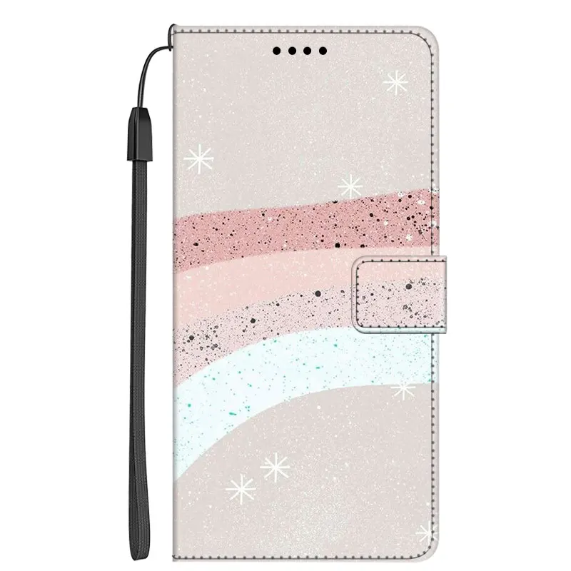 Luxury Marble Leather Flip Wallet Phone Case with Stand and Book Cover Design