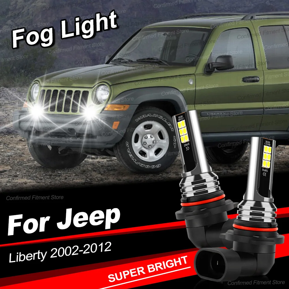 9145 H10 Canbus Error Free 20000LM 6000K Super Bright LED Car Light Bulb Auto LED Front Fog Lamp For Jeep Liberty 2002-2012