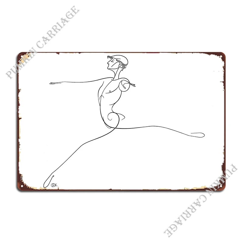 

Металлический плакат Grand Jete, ржавый винтажный проектирующий Ретро жестяной знак постер