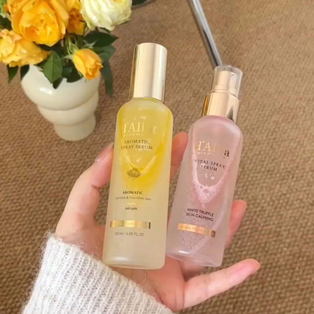 New D'Alba White Truffle Lip Gloss Lipstick Abundant Moisturizing Face Essence Spray White Truffles First Spray Serum Cosmetics