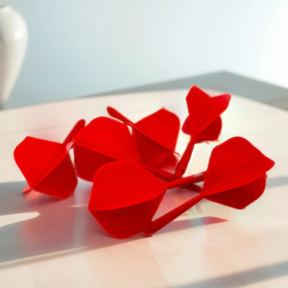 5pcs Integrated Dart Flights and Shafts Standard Shape 2BA Screw In-one Dart Flight Anti-Fall  Dart Accessories Kit