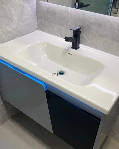 Bathroom Storage Bathroom cabinet Closed Toilet Cabinet Wall Shelf Small Closet Corner Sink Base Narrow Organizer Furniture