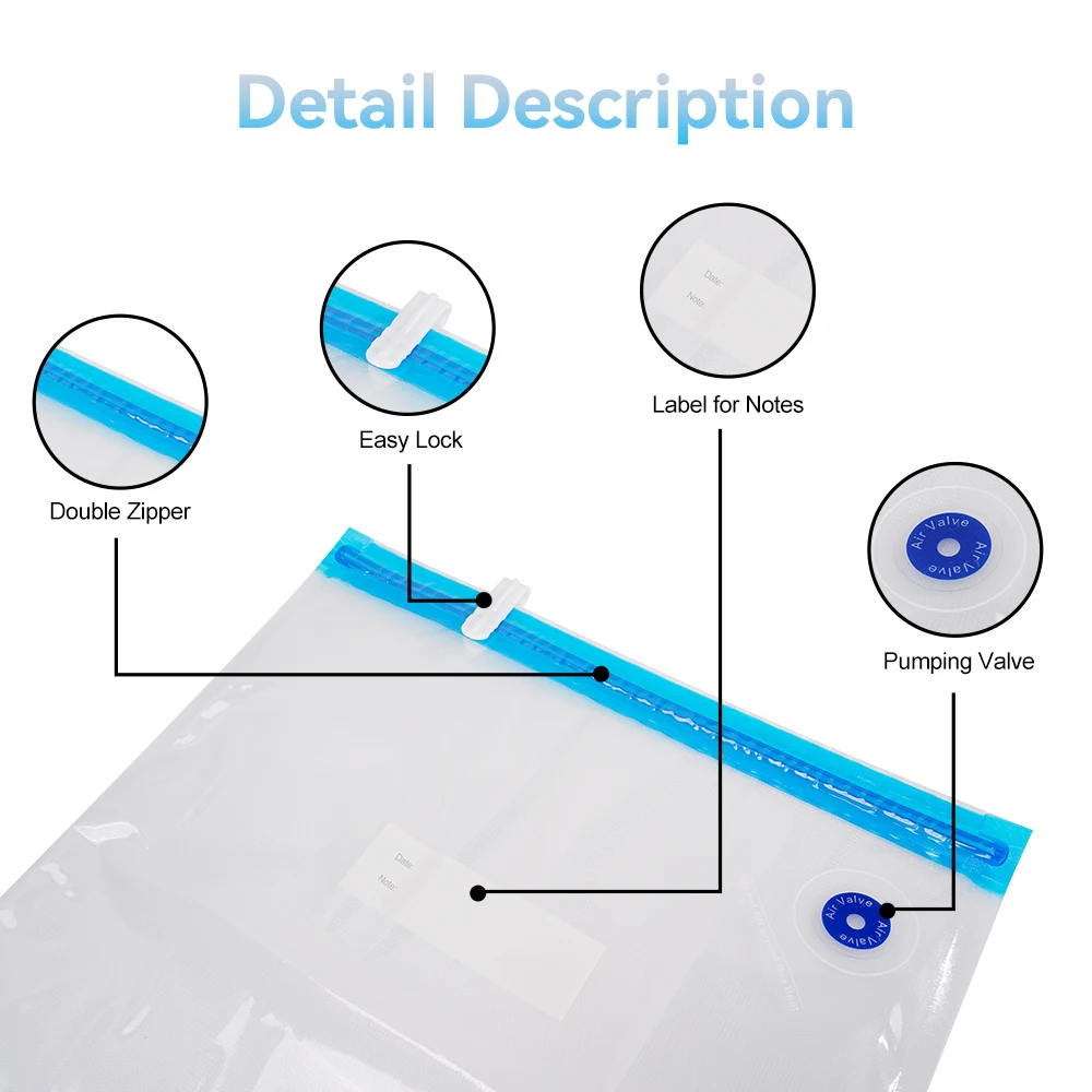3D Printer Filament Storage Bag PLA PETG ABS Vacuum Bag Dryer Safekeep Humidity Resistant Sealing Bags Keep Filament Dry Sealed