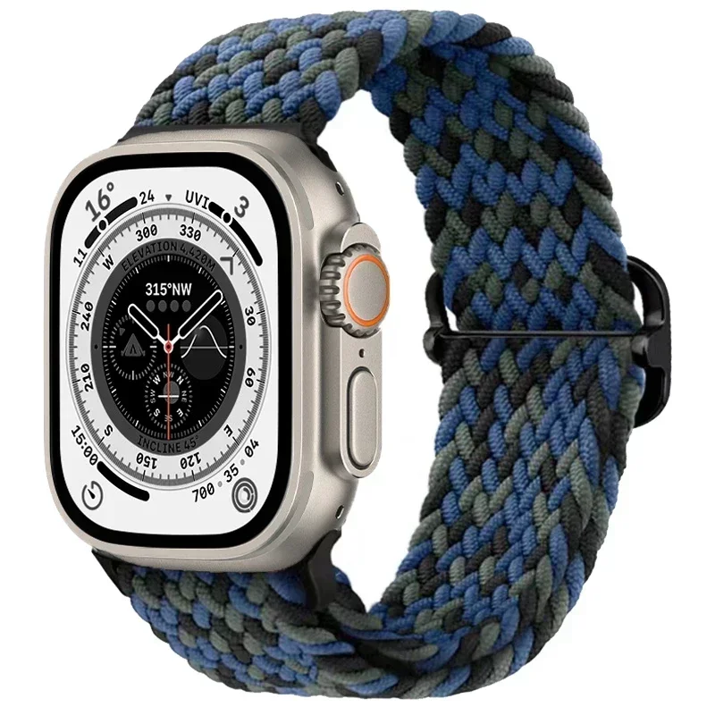 Adjustable Nylon Strap for Smartwatch - Versatile & Stylish Bracelet Band