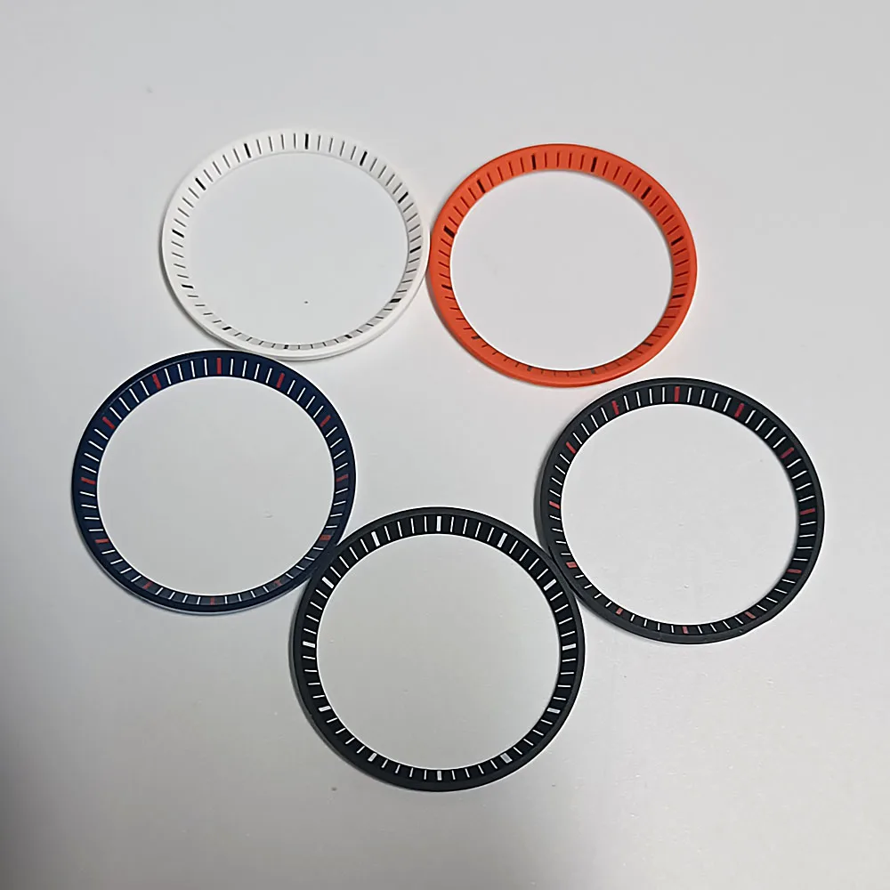 NH35/36 Watch Chapter Ring Fit SRPE Case Replace Hard plastic inner ring,Size 32.3*27.5mm
