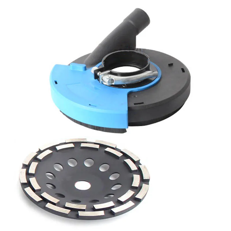 

180Mm Angle Grinder Cover Kit With Universal Surface Grinding Dust Collection Cover For Concrete Diamond Grinding Wheels CNIM Ho