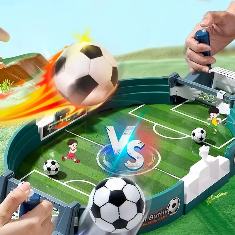 Football Table Game Soccer Table Football Board Game for Family Party Tabletop Play Ball Soccer Toys for Kids