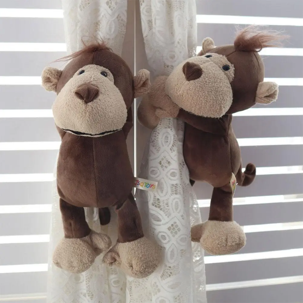 

1pcs Jungle Forest Animals Curtain Tieback Holder Hooks Children Accessories Room Decoration Holdback Curtain Backs Tie