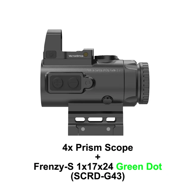 Vector Optics Paragon 4x24 Mini Prism Rifle Scope Compact CQB