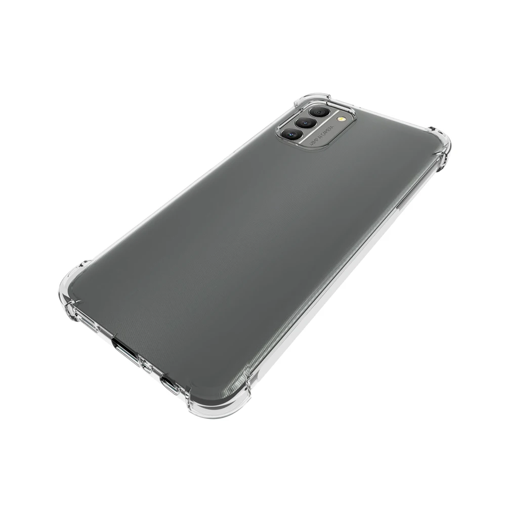 Clear TPU Protective Case with Air Cushion and Non-Slip Grip for 6.58 Inch Smartphones