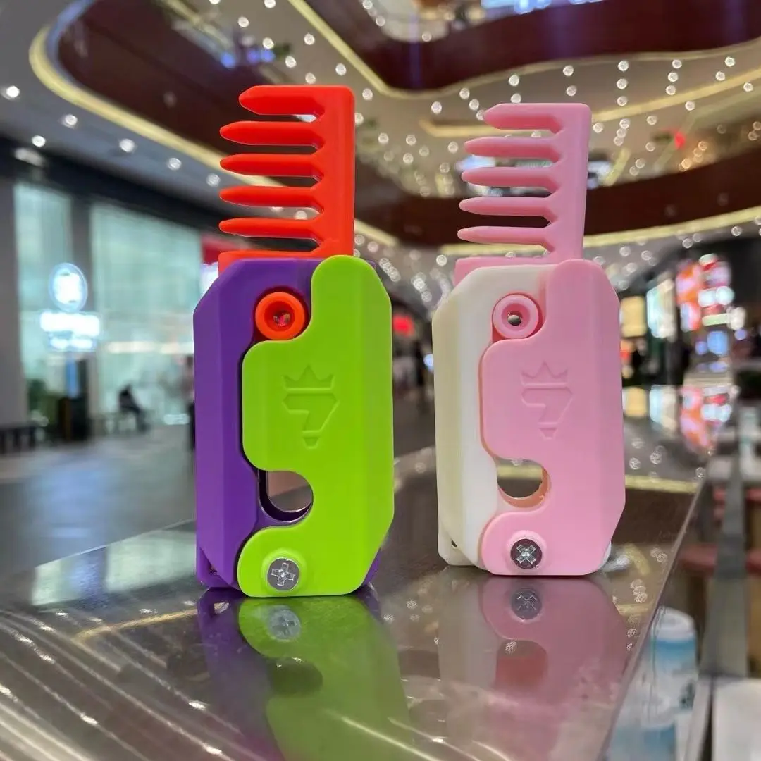 여아용 피젯 크리에이티브 헤어 빗, 3D 중력 미니 빗, 재미있는 당근 빗, 감압 장난감, 압력 완화 빗, 신제품