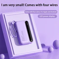500000mAh Power Bank Large Capacity 4 In1 Cables Intelligent Digital Display Light Portable Powerbank For iPhone Huawei Xiaomi - Image 3