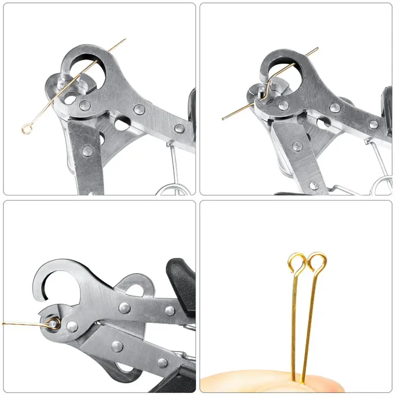 Filo Per Gioielli In Alluminio - 3 Rotoli Da 22m Oro Rosa E Argento - Foto 4