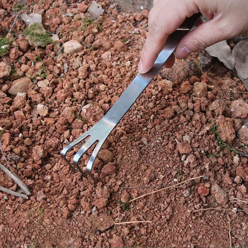 

Bonsai Tools Stainless Steel Root Rake Garden Loose Soil Utensils