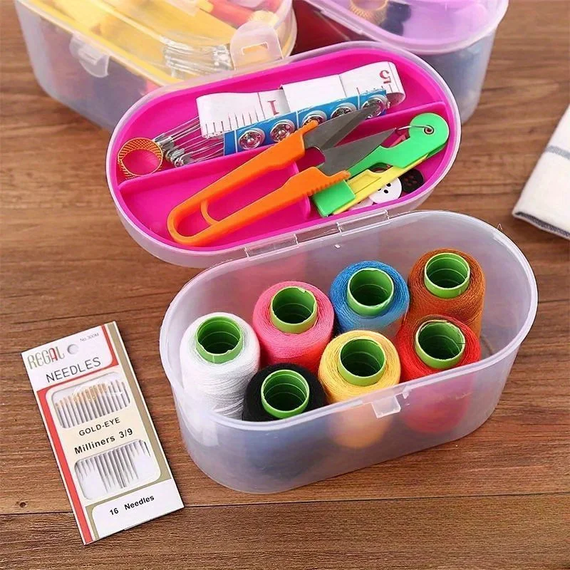 Needle and Thread Box Household Needle and Thread Bag Set Repair Hand Sewing Multi functional Portable