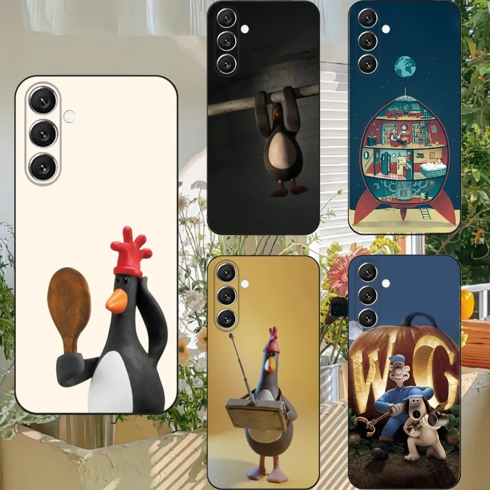 Charming Cartoon Duo Black Phone Case Cover