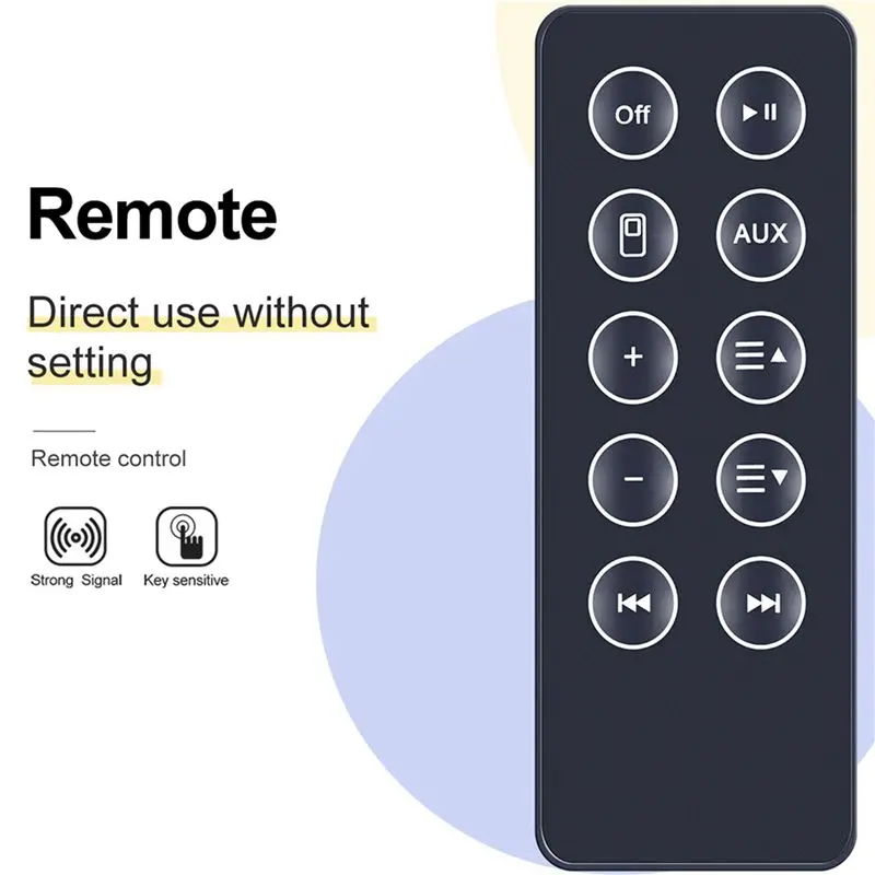 FFYY-20X Bose Sounddock 10 SD10 블루투스 호환 스피커 디지털 음악 시스템용 새 리모컨 교체품