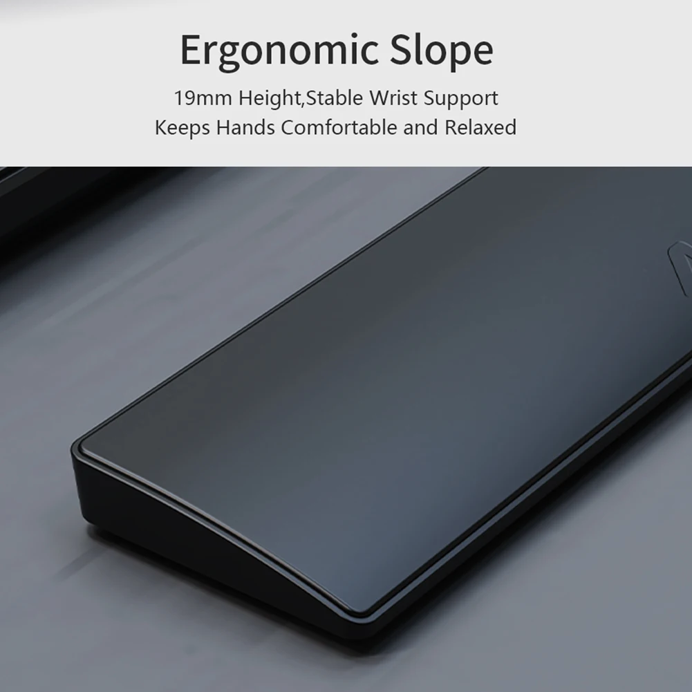 81 Keys Gaming Keyboard Wrist Rest Pad Ergonometric Palm Rest Wrist Support for Long Hours of Work Studying Gaming