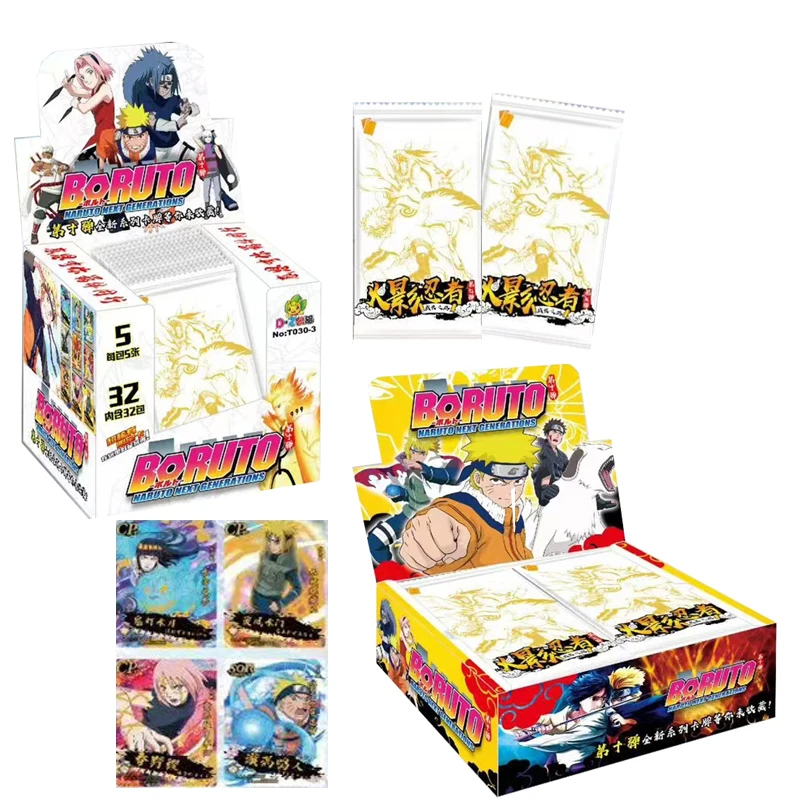 

2023 New Genuine Naruto Heritage Booster Collection Card Boxes Sasuke Naruto Game Collection Rare Cards Children Table Game Toys