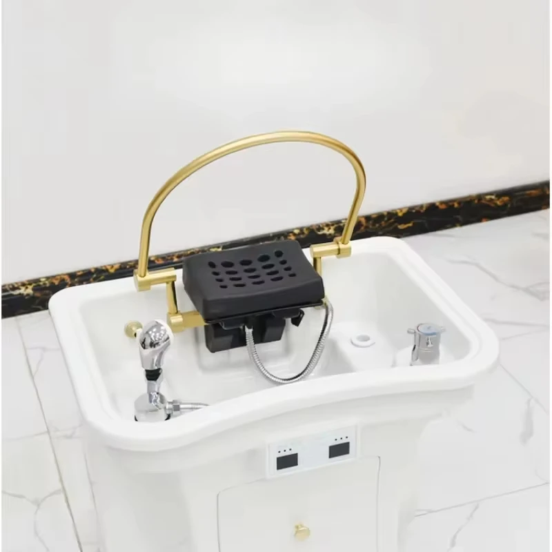 Neueste mobile minimalist ische Shampoo Chais Friseur Wasser zirkulation Shampoo St&uuml;hle Beauty Head Spa Chuveiro M&ouml;bel