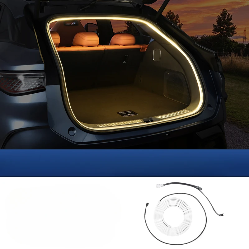 For BYD Sealion 7 Trunk Lighting EV Dedicated Trunk Ambient Light with Decoration Supplies Car Interior Modification Accessories