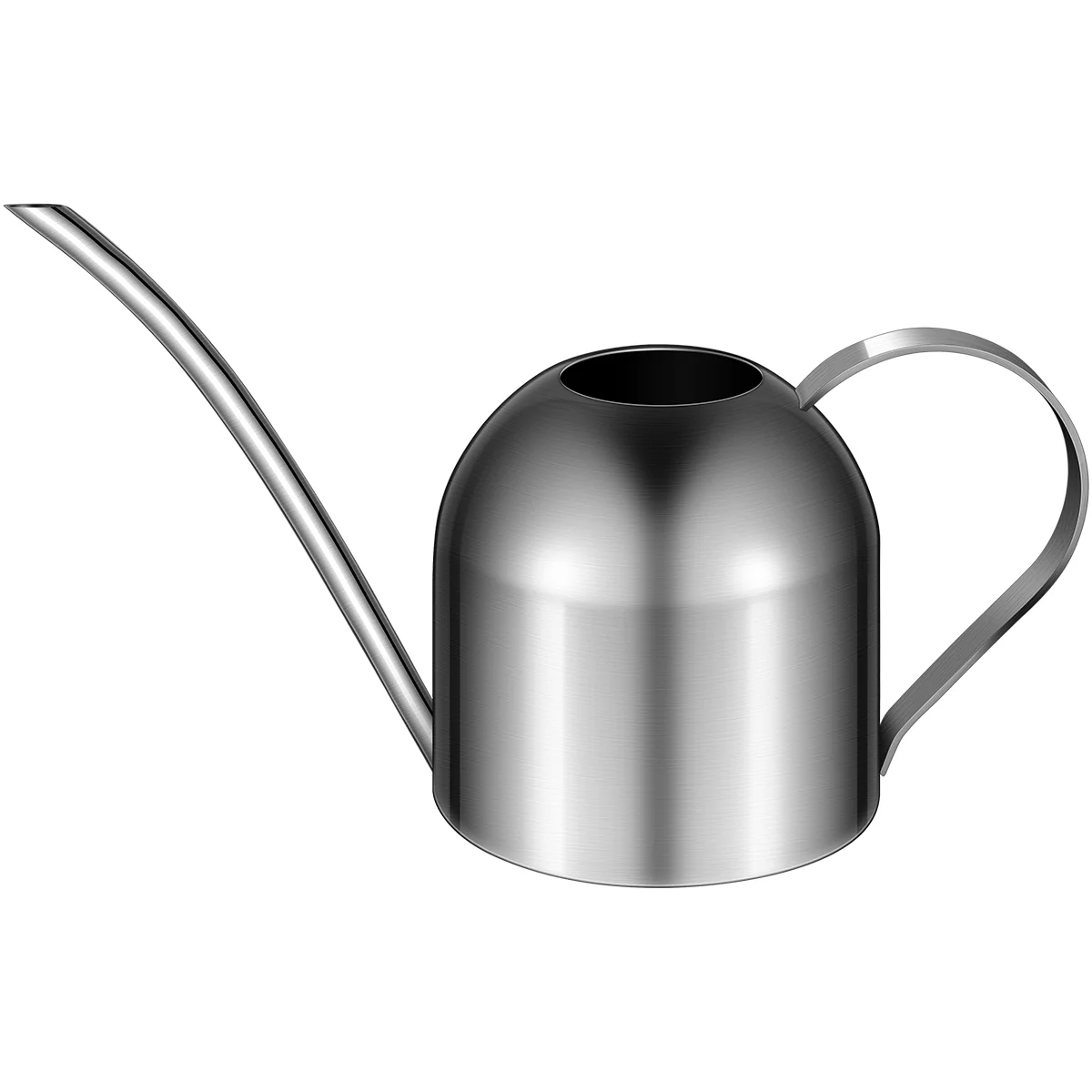 

1000ml Stainless Steel Watering Can with Long Spout Sprinkler Watering Pot Metal Flower Watering Sprayer ( Silver )