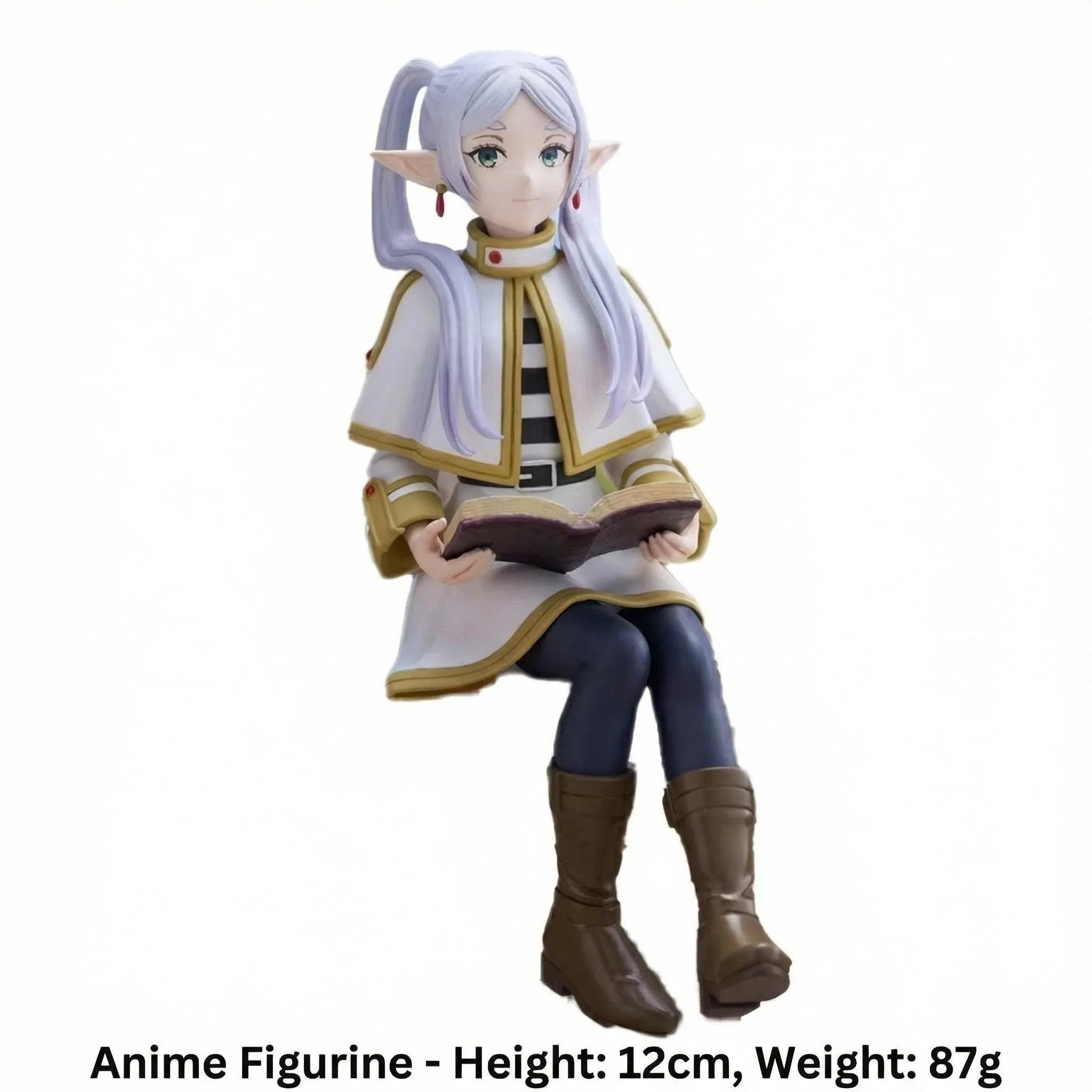 Sitting Reading Pose Anime Action Figure - Premium PVC Collectible