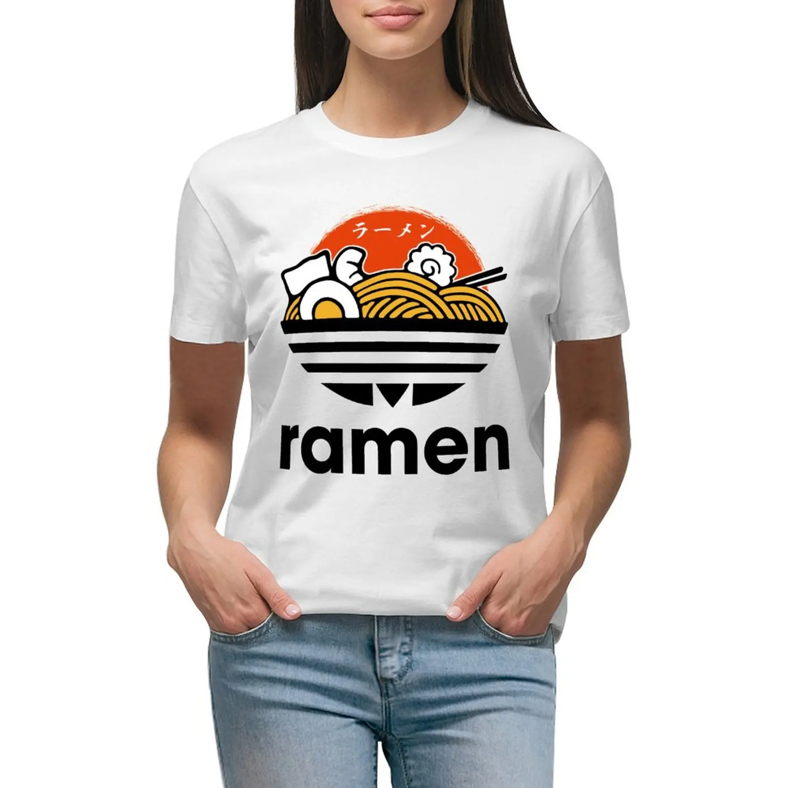 

Ramen Classic T-shirt lady clothes summer tops Short sleeve tee t shirts for Women graphic
