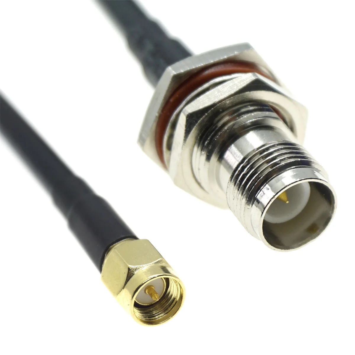 

20CM 30CM 50CM 100CM 1M 2M 3M SMA male Plug to RP-TNC Female Bulkhead connector RG58 RF Coaxial Cable Antenn Wifi jumper Coax