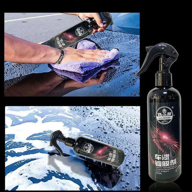 3 in 1 High Protection Quick Car Coating Spray For Cars Paint Mirror Shine  Crystal Wax Spray Nano Hydrophobic Anti-fouling - AliExpress