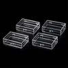 Acrylic Transparent Box Lid Jewelry Candy Storage Box Badge Commemorative Coin Storage Box Personal Postcard Box Home Accessory 2