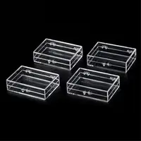 Acrylic Transparent Box Lid Jewelry Candy Storage Box Badge Commemorative Coin Storage Box Personal Postcard Box Home Accessory 2