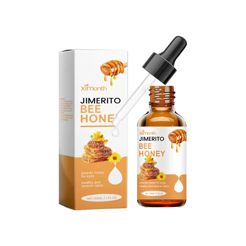 Honey Extract Eye Care Solution Moisturizing Smoothing Eyes Fatigue Relief Itchy Eyesight Restore Eyes Vision Dry Relieves Drops