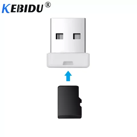 Kebidu Mini Card Reader Super Speed USB 2.0 Micro SD/SDXC TF Card Reader Adapter High Quality Card Reader For Computer